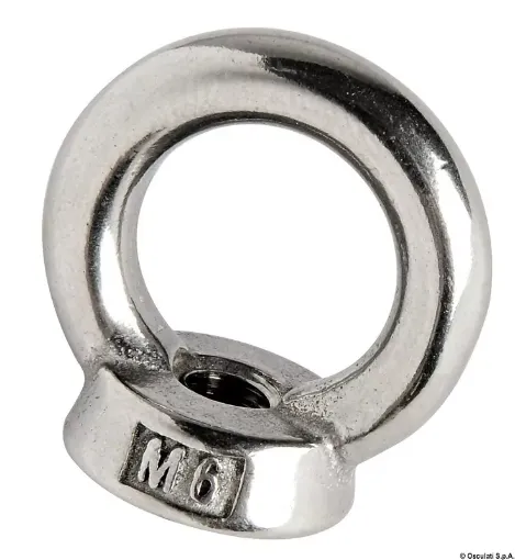 Picture of Female forged eyebolt AISI316 10mm