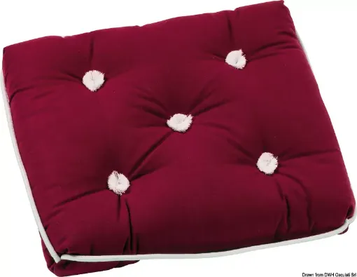 Picture of Simple cotton cushion bordeaux 430 x 350 mm