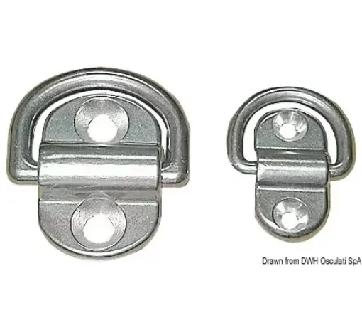 Picture of Stainless steel swiveling half ring 45x66 mm