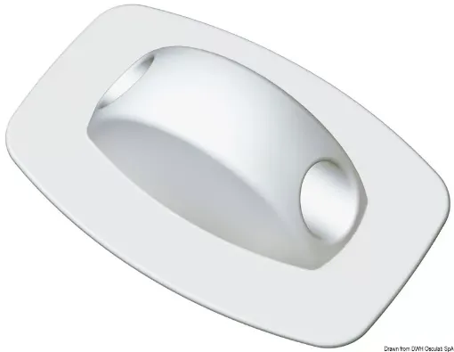 Picture of Grey fairlead 88 x 58 x 26 mm