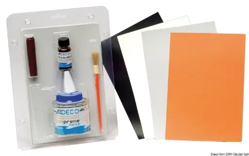 Picture of Repair kit for neoprene inflatables orange