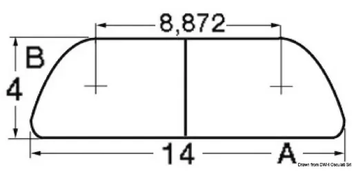 Picture of Semi - round AISI316 profile 14 mm