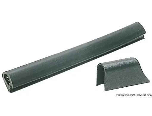 Picture of PVC fender profile black 30x38mm