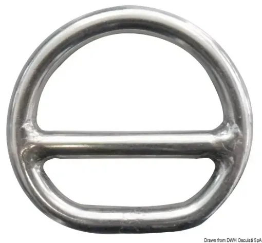 Picture of D - ring with bar 10x60 mm