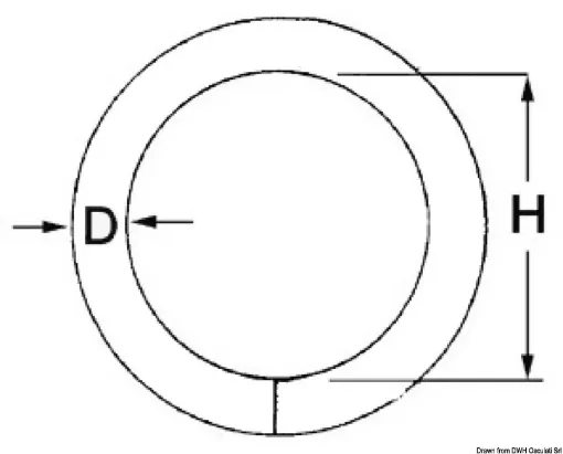 Picture of Round ring 6x50 mm