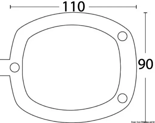 Picture of Cap for flush - mount rod holder soft PVC white