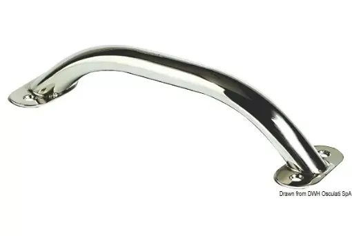 Picture of Oval pipe handrail AISI316 19x25 mm 219 mm