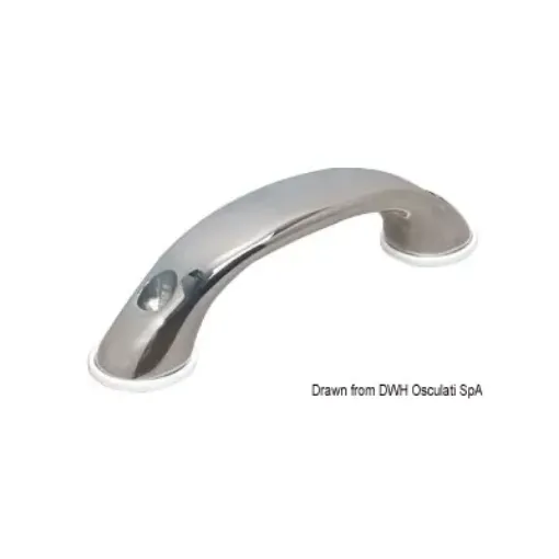 Picture of Handle mirror - polished AISI316 170x40 mm mounted with 2 screws