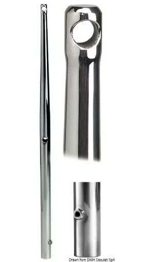 Picture of Stanchion AISI 316 ORC complying model 625mm