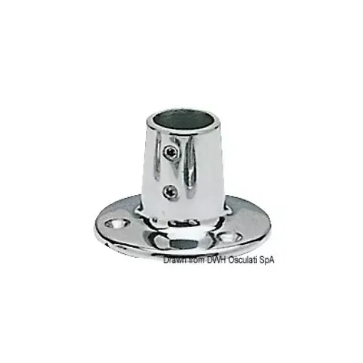 Picture of Pulpit socket round AISI316 90° 22 mm