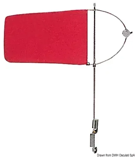 Picture of Stainless steel wind indicator with nylon flag