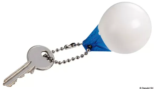 Picture of Spherical fender keyring blue and white