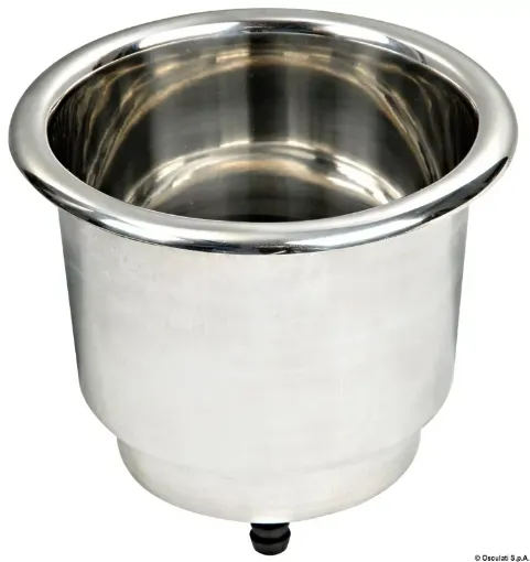 Picture of Stainless steel glass holder with drain hole