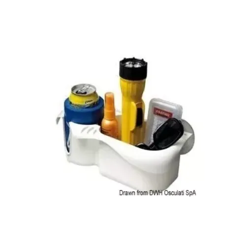 Picture of Cruiser caddy white plastic object holder