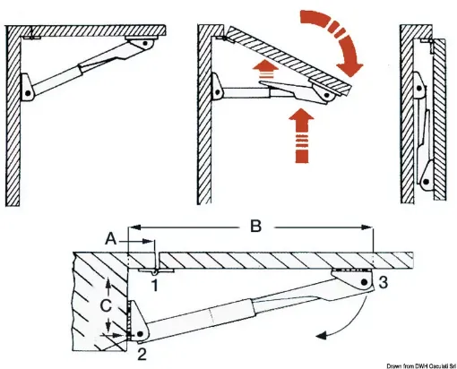 Picture of Arm for rakego foldable arm 60 kg 20/30 mm