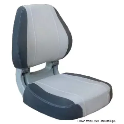 Picture of Scirocco ergonomic seat light grey & dark grey