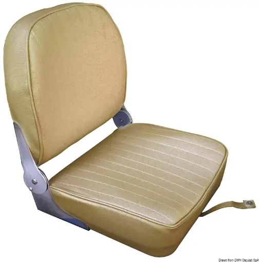 Picture of Seat with foldable back sand vinyl cushion