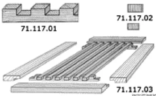 Picture of Teak staircase profile T032