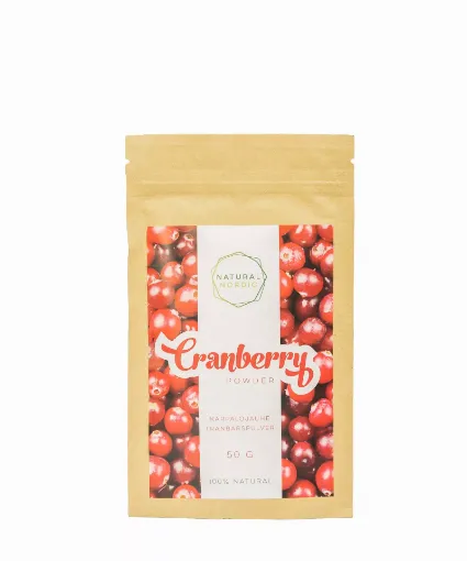 Picture of Cranberry powder 100g ORGANIC - Natural Nordic