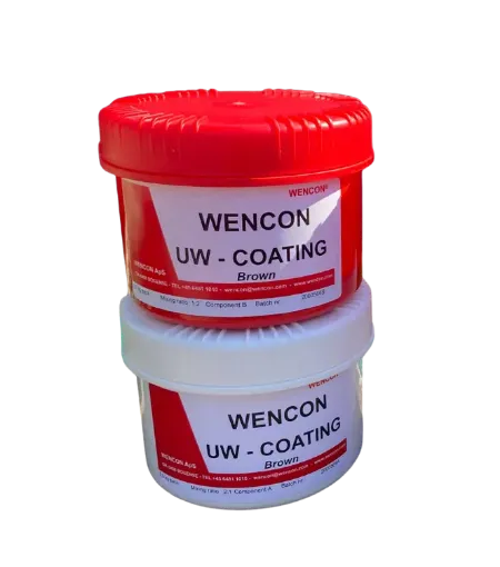 Picture of UW coating, brown - wet surface - Wencon