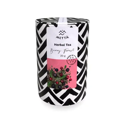 Picture of Berry forest tin of herbal tea 6 x 20g - Mettä