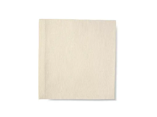 Picture of Napkin 48x48cm in pure cotton with 2cm hem - ivory - Franchini mare bespoke luxury linens