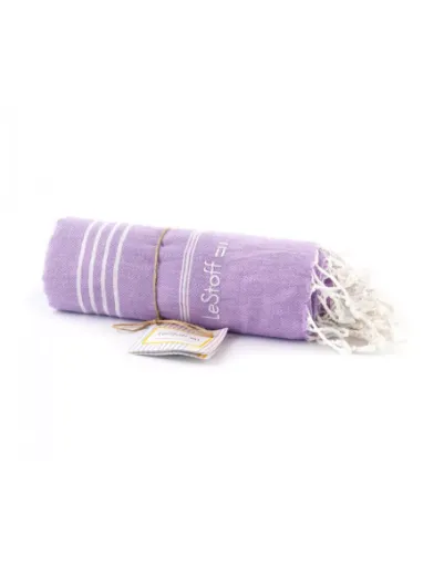 Picture of Organic cotton hammam towel 95x180cm - lavander - LeStoff