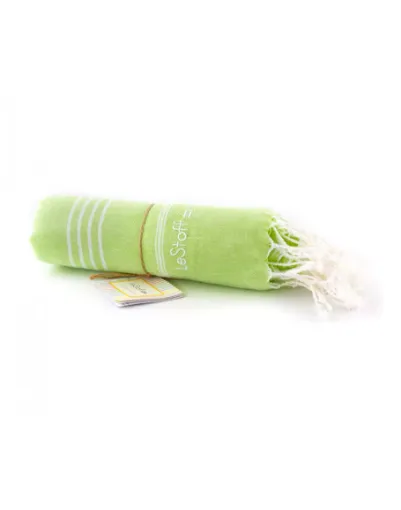 Picture of Organic cotton hammam towel 95x180cm - lime green - LeStoff - 95x180cm - Lime green - Organic Cotton