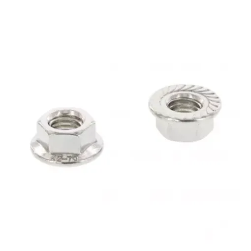 Picture of Hexagon flange nut DIN 6923 A4 M6 - box of 26 - inox A4 - Balearic Fasteners