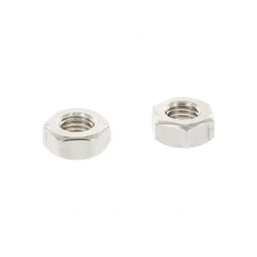 Picture of Hexagonal nut DIN 934 A4 UNC # 10 - 24 - box of 4 - inox A4 - Balearic Fasteners