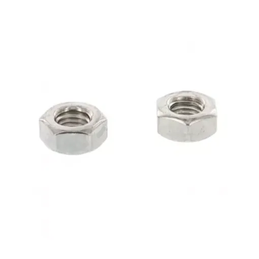 Picture of Prevailing torque type hexagon nuts base DIN 934 ART.980 A4 VM10 - box of 4 - inox A4 - Balearic Fasteners