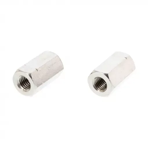 Picture of Hexagon coupling nut DIN 6334 A4 M10 - box of 2 - inox A4 - Balearic Fasteners - M10 - Inox A4 - 2