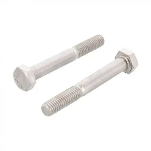 Picture of Hexagon head bolt with shank DIN 931 A4 - 80 M10x50mm - box of 4 - inox A4 - 80 - Balearic Fasteners