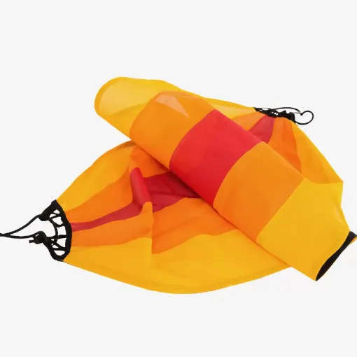 Picture of "Clipper" - hammock - terracotta and yellow - CrazyChair