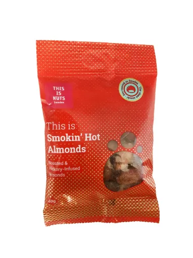 Picture of Smokin' hot almonds 40g - This is nuts Sweden