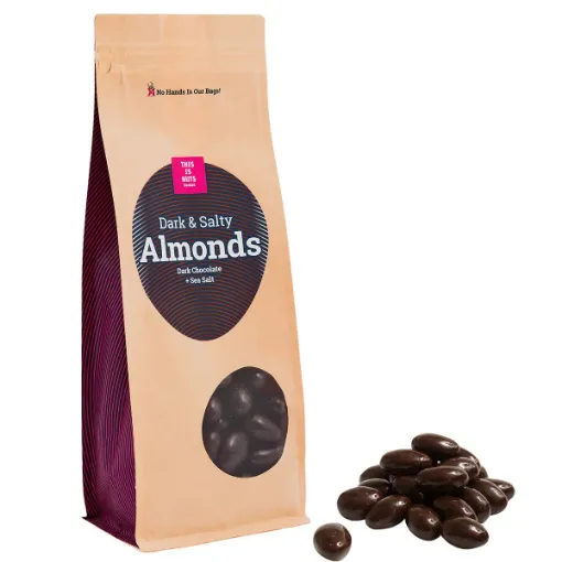 Picture of Dark and salty almonds 500g - This is nuts Sweden