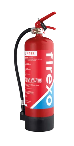 Picture of All fires 6 litre fire extinguisher - red - Firexo