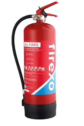 Picture of All fires 9 litre fire extinguisher - red - Firexo