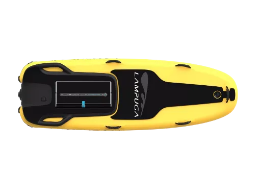 Picture of Lampuga air - electric jet surf board 230x75x25cm - yellow - Lampuga