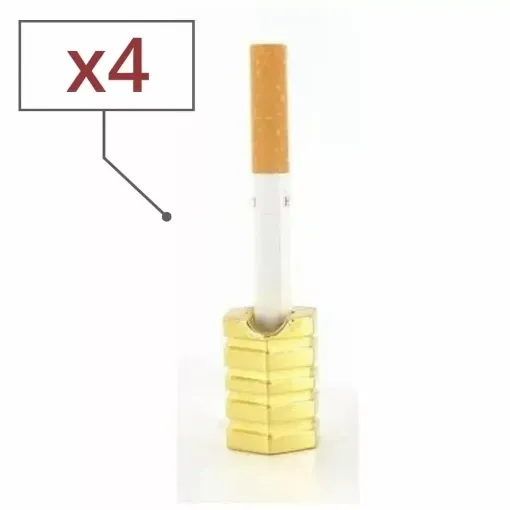 Picture of Golden hexagon cigarette dampers x4 - Smoking