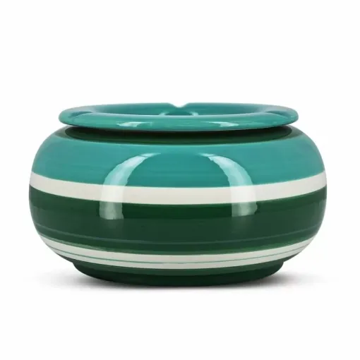 Picture of Moroccan ashtray large model circle green - Smoking