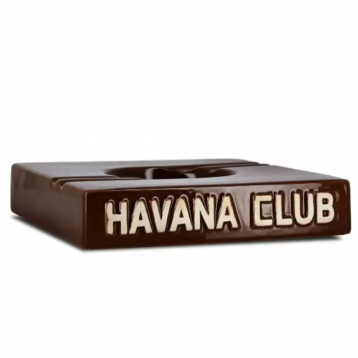 Picture of Ashtray havana club square brown double - Havana Club