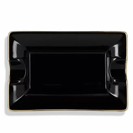 Picture of Rocco black and gold cigar ashtray - Smoking