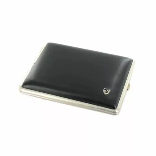 Picture of Black leather cigarette case - Smoking