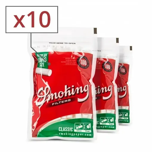 Picture of Filters smoking classic regular long x10 sachets - Smoking