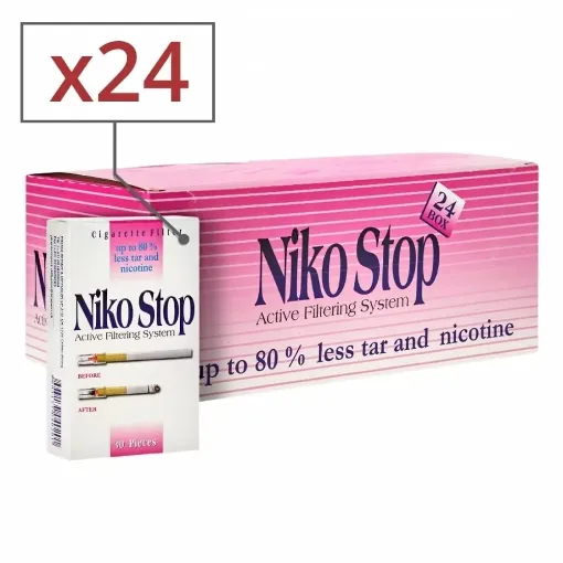 Picture of Niko stop filters x24 boxes - Smoking