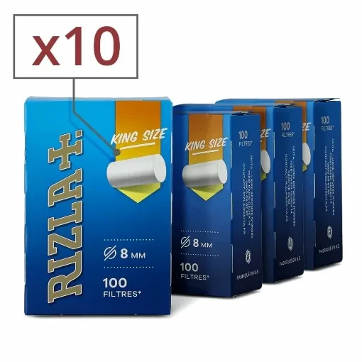 Picture of Rizla + regular filters x10 boxes - Rizla+