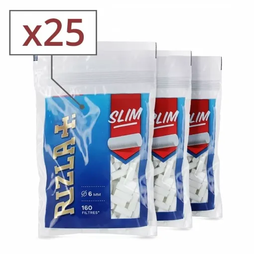 Picture of Rizla + slim filters x25 sachets - Rizla+