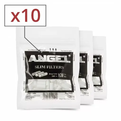 Picture of Angel slim filters x10 bags - Smoking