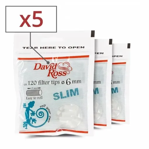 Picture of David ross slim filters x5 sachets - David Ross